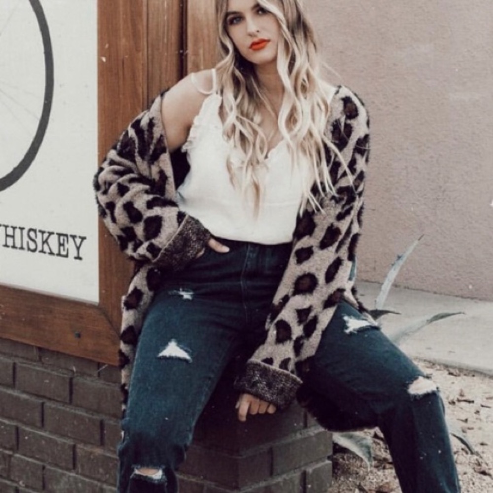 Lovestich leopard cardigan